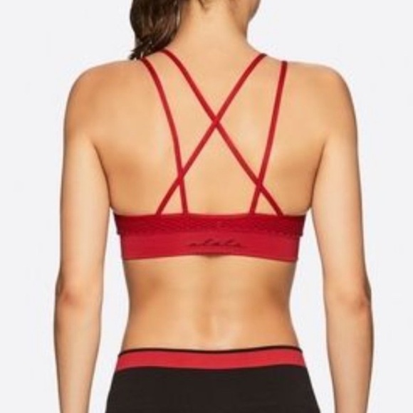 Alala Essential Seamless mesh high cut sports bra - Picture 4 of 8